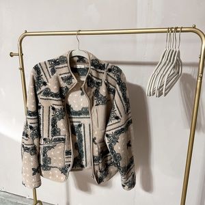 paisley sherpa jacket